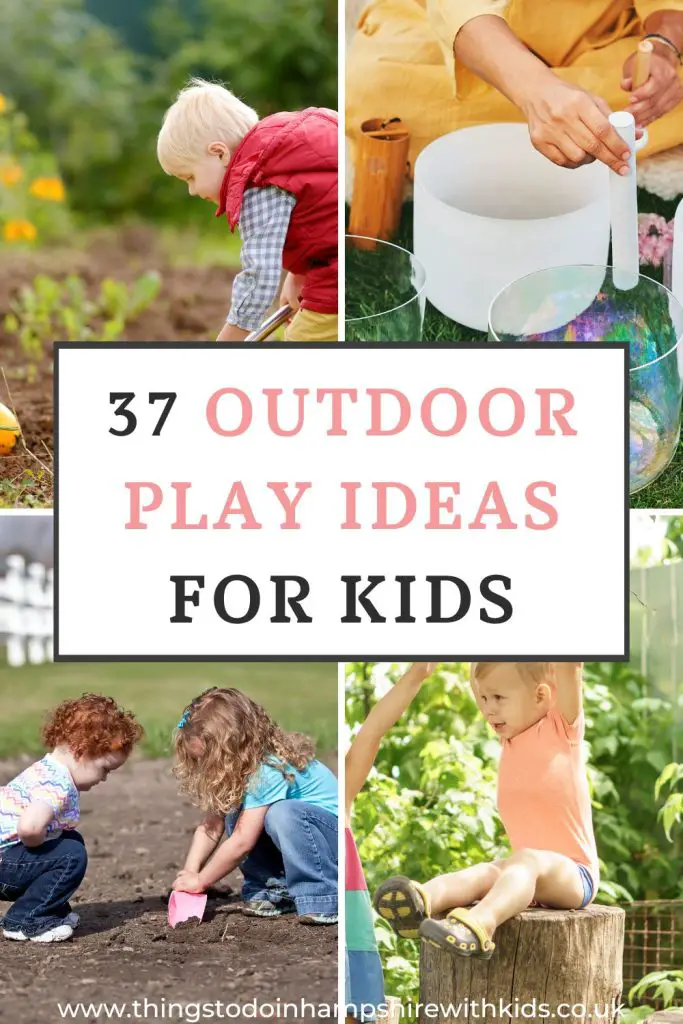Here are 37 outdoor play ideas for kids that are perfect regardless of if you have a garden or not. Explore the outside world with out things to do ideas by Laura at Things to do in Hampshire with kids.
