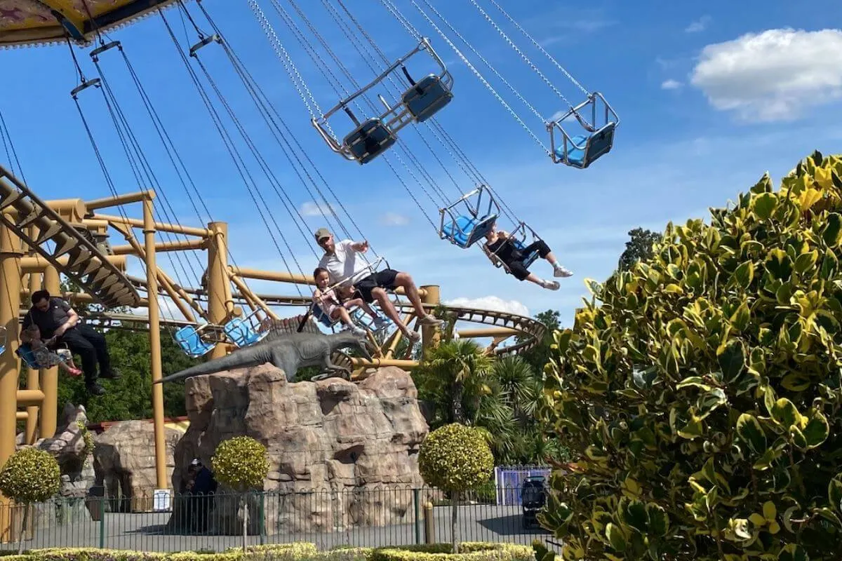 Swing ride at Paultons Park