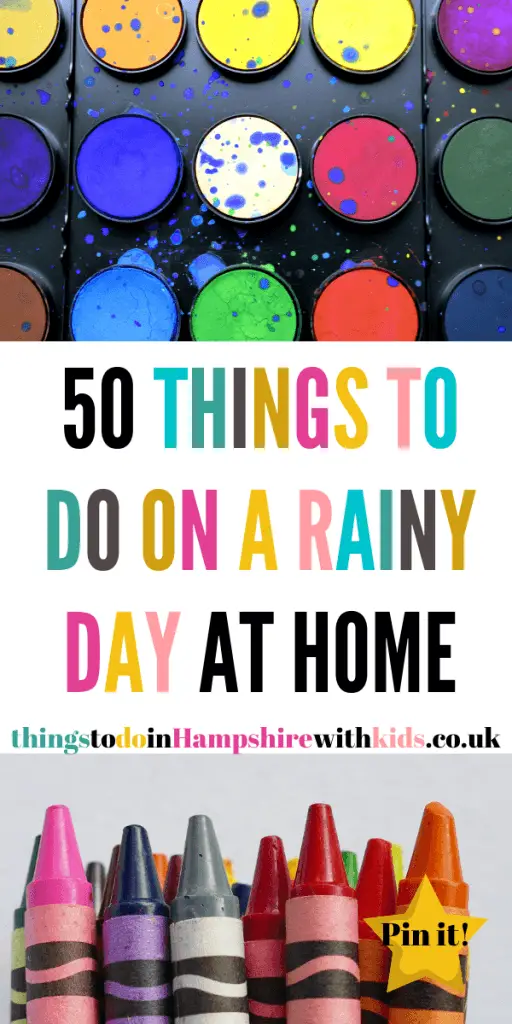 things to do on a rainy day at home