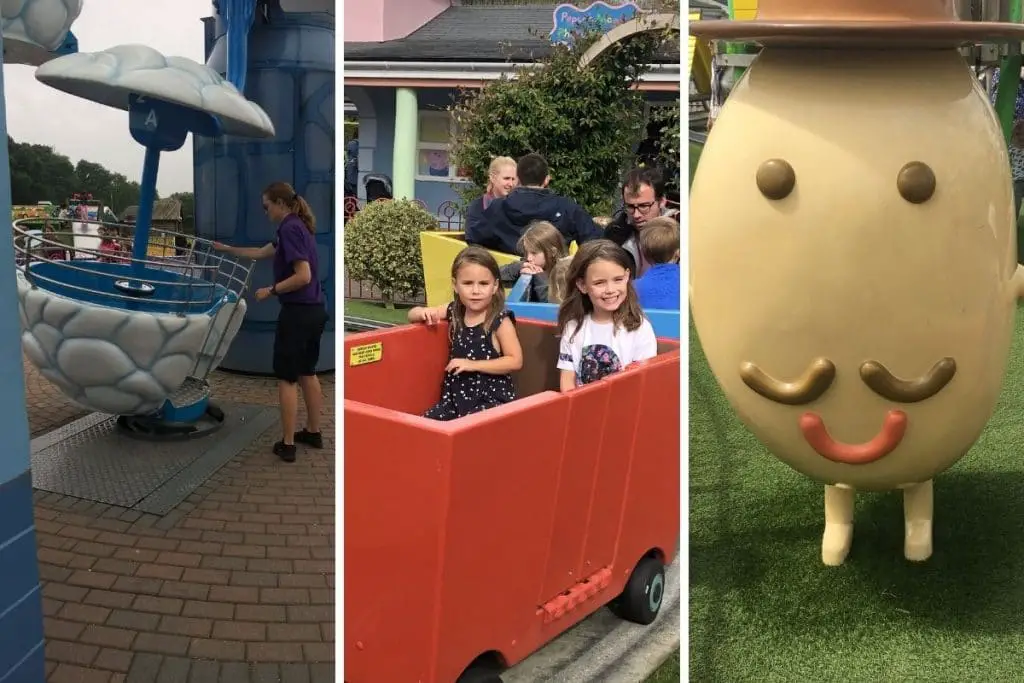 Mr Potato's Playground. Windy Castle and Grandpa Pigs train