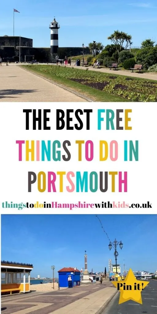 This is the best list of free things to do in Portsmouth with kids. We've included everything from bike rides to free museums by Laura at Things To Do In Hampshire With Kids