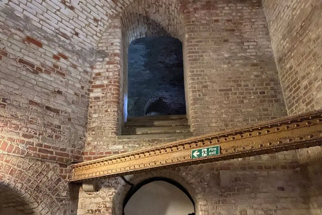 Inside Fort Nelson tunnels