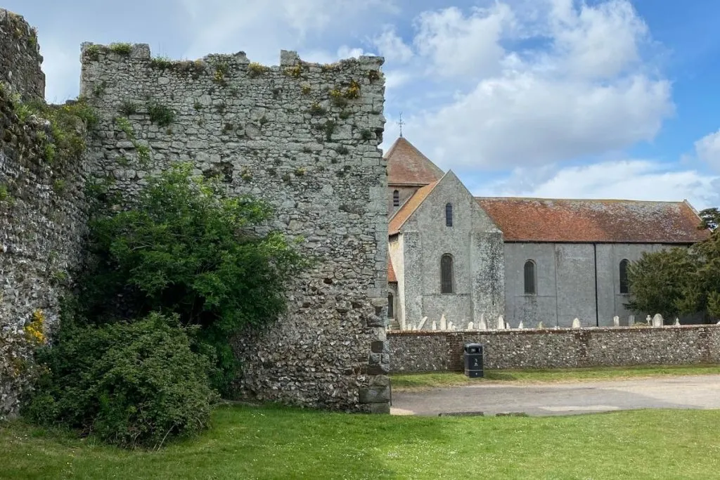 Portchester Castle and the Church