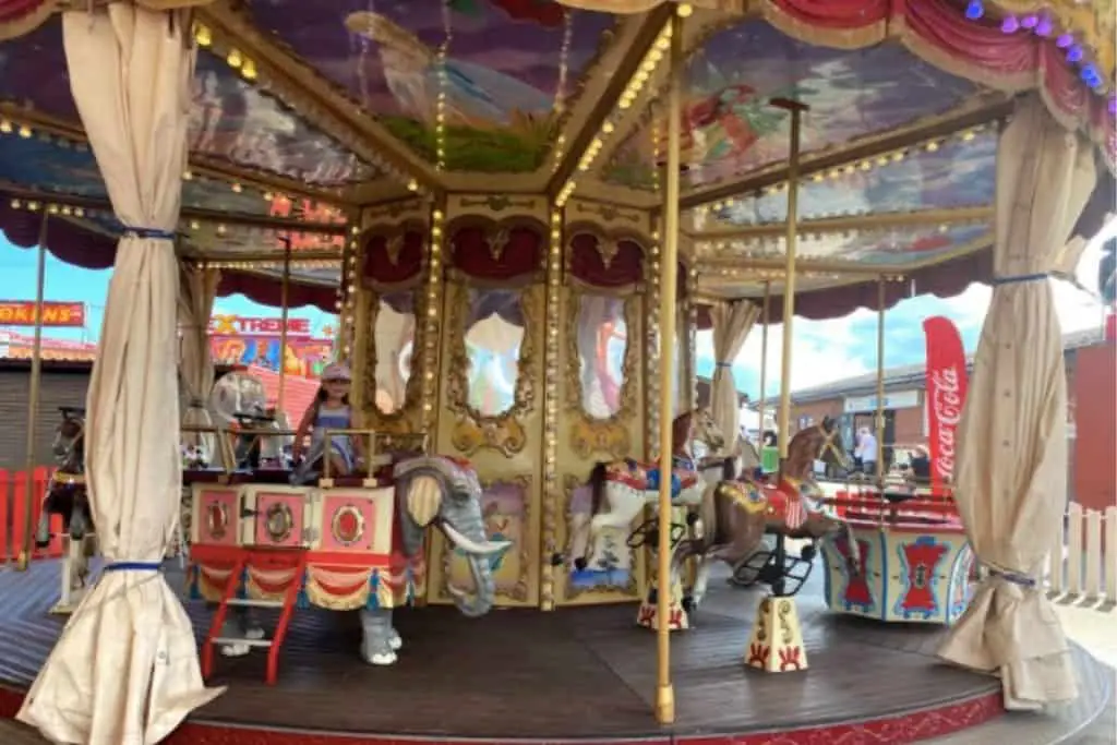 Carousel at Funland Hayling island