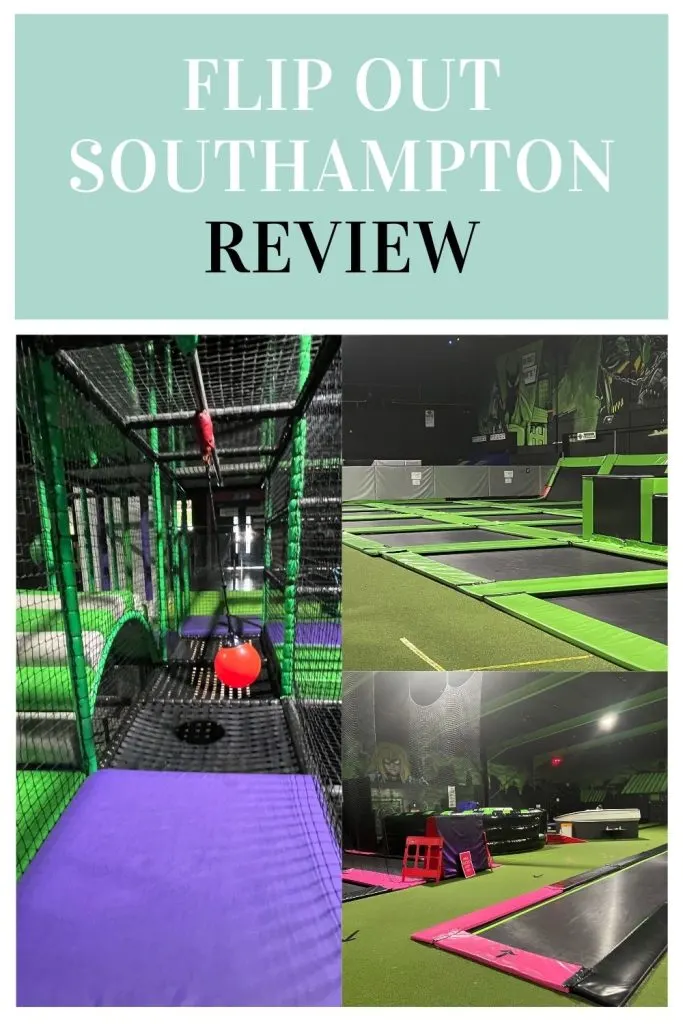Flip Out Southampton is a great place for the whole family. All ages can jump on the trampolines and enjoy the soft play. By Laura at Things to do in Hampshire with kids.