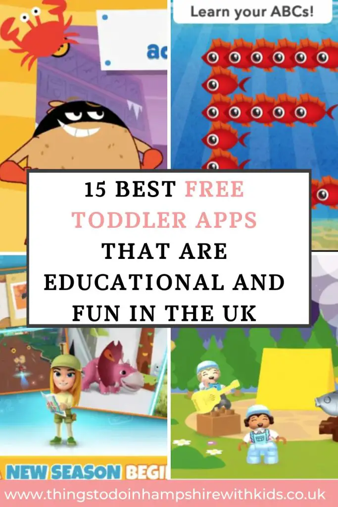 These are the best free toddler apps that are fun and educational for toddlers. These are UK apps that will help them learn by Laura at Things to do in Hampshire with kids.
