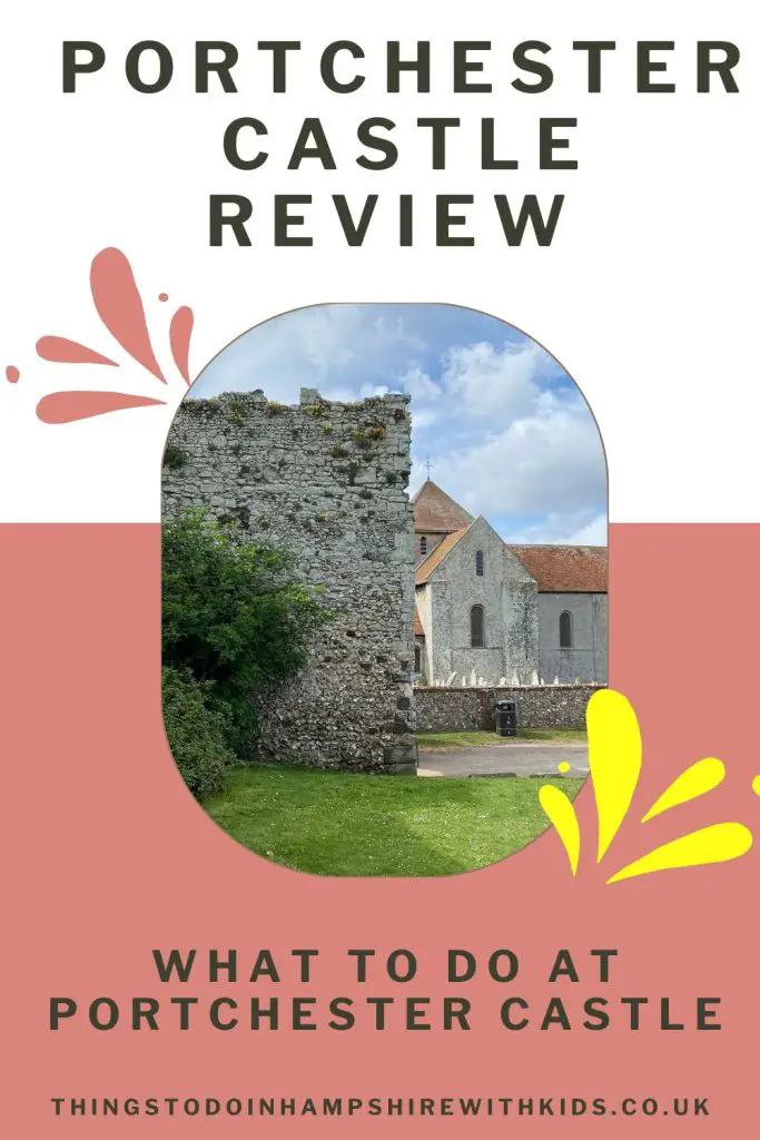 Portchester castle is a great day out in Hampshire. It's free to visit and a fun day out for the whole family by Laura at Things to do in Hampshire with kids.

