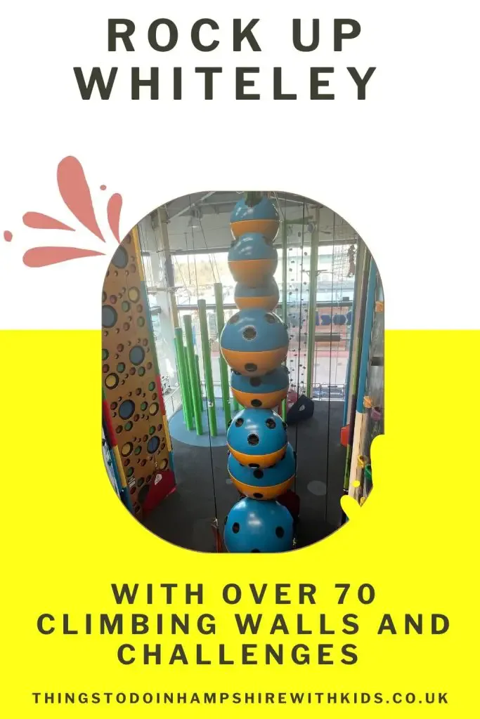 Rock Up Whiteley is a great place to visit for the whole family. It has loads of climbing equipment, a great cafe and a soft play for the younger kids by Laura at Things to do in Hampshire with kids.