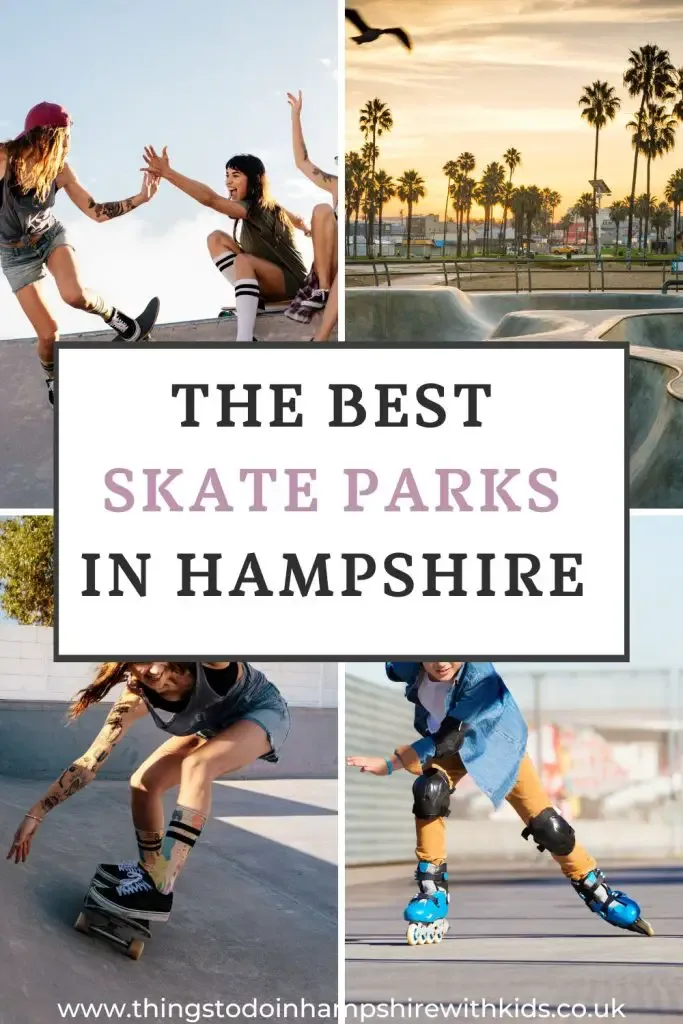 Find a stake park near you with our huge list of skate parks in Hampshire. This is the biggest list of skate parks in Hampshire by Laura at Things to do in Hampshire with kids.