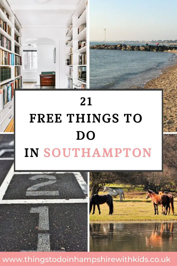 This is a huge list of free things to do in Southampton that are great for the whole family. These include everything from inside and outdoor ideas by Laura at Things to do in Hampshire with kids.